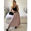 Sukně dlouhá skládaná s páskem dámská (S/M ONE SIZE) ITALSKÁ MÓDA IMWMY24110/DU