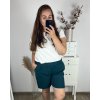 Kraťasy šortky dámské nadrozměr (2XL/3XL/4XL ONE SIZE) ITALSKÁ MÓDA IMWQ24114/DR