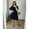 Šaty letní mušelínové carmen dámské (52/54 ONE SIZE) ITALSKÁ MÓDA IM424294/DU (Velikost 52/54, Barva zelená)