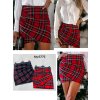 Sukně krátká dámská (S/M ONE SIZE) ITALSKÁ MÓDA IMM23M6775/DUR (Velikost S/M/L, Barva červená)