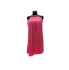 Šaty letní skládané bez rukávu dámské (S/M/L ONE SIZE) ITALSKÁ MÓDA IMWGB24029 (Velikost S/M/L, Barva béžová)