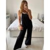 Overal dlouhý na ramínka dámský (S/M ONE SIZE) ITALSKÁ MÓDA IMD22452/DU (Velikost S/M/L, Barva Černá)