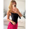 Body tilko letní na ramínka dámské (S/M ONE SIZE) ITALSKÁ MÓDA IMM24M31779/DU (Velikost S/M/L, Barva Černá)