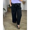 Kalhoty dlouhé dámské nadrozměr (3XL/4XL ONE SIZE) ITALSKÁ MÓDA IMWQ24148/DR