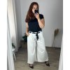 Kalhoty dlouhé dámské nadrozměr (3XL/4XL ONE SIZE) ITALSKÁ MÓDA IMWQ24148/DR