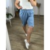 Kraťasy šortky riflové dámské nadrozměr (56/58 ONE SIZE) POLSKÁ MÓDA IMWT24024/DUR (Velikost 56/58, Barva světle modrá)