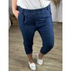 Kalhoty strečové 7/8 dlouhé dámské nadrozměr (56/58 ONE SIZE) POLSKÁ MÓDA IMWT24085/DUR