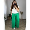 Kalhoty letní dlouhé dámské nadrozměr (56/58 ONE SIZE) POLSKÁ MÓDA IMWT24035/DR (Velikost 56/58, Barva béžová)