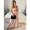 Šaty dlouhé elegantní bez rukávu dámské (S/M/L ONE SIZE) ITALSKÁ MÓDA IMWAD24085/DR