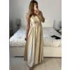 Šaty dlouhé elegantní bez rukávu dámské (S/M/L ONE SIZE) ITALSKÁ MÓDA IMWAD24085/DR