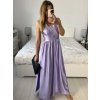 Šaty dlouhé elegantní bez rukávu dámské (S/M/L ONE SIZE) ITALSKÁ MÓDA IMWAD24085/DR