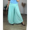 Kalhoty harémky letní dlouhé dámské Arioso (48/50 ONE SIZE) ITALSKÁ MÓDA IM424423/DUR (Velikost 48/50, Barva Černá)