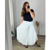 Kalhoty harémky letní dlouhé dámské Arioso (48/50 ONE SIZE) ITALSKÁ MÓDA IM424423/DUR (Velikost 48/50, Barva Černá)