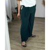 Kalhoty letní dlouhé aladinky icecool dámské (48/50 ONE SIZE) ITALSKÁ MÓDA  IM324ICECOL/DR (Velikost 48/50, Barva Černá)