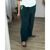Kalhoty letní dlouhé aladinky icecool dámské (48/50 ONE SIZE) ITALSKÁ MÓDA  IM324ICECOL/DR (Velikost 48/50, Barva Černá)