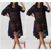 Tunika přehoz přes plavky dámská (S/M/L ONE SIZE) ITALSKÁ MÓDA IMWB24063/DUR (Velikost M/L, Barva bílá)