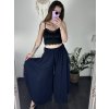 Kalhoty harémky letní dlouhé dámské Arioso (S/M/L ONE SIZE) ITALSKÁ MÓDA IM424402/DUR (Velikost S/M/L, Barva béžová)