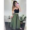 Kalhoty harémky letní dlouhé dámské Arioso (S/M/L ONE SIZE) ITALSKÁ MÓDA IM424402/DUR (Velikost S/M/L, Barva béžová)