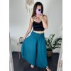 Kalhoty harémky letní dlouhé dámské Arioso (S/M/L ONE SIZE) ITALSKÁ MÓDA IM424402/DUR (Velikost S/M/L, Barva béžová)