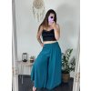 Kalhoty harémky letní dlouhé dámské Arioso (S/M/L ONE SIZE) ITALSKÁ MÓDA IM424402/DUR (Velikost S/M/L, Barva béžová)
