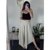 Kalhoty harémky letní dlouhé dámské Arioso (S/M/L ONE SIZE) ITALSKÁ MÓDA IM424402/DUR (Velikost S/M/L, Barva béžová)