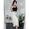 Kalhoty harémky letní dlouhé dámské Arioso (S/M/L ONE SIZE) ITALSKÁ MÓDA IM424402/DUR (Velikost S/M/L, Barva béžová)
