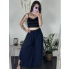 Kalhoty harémky letní dlouhé dámské Arioso (S/M/L ONE SIZE) ITALSKÁ MÓDA IM424402/DUR (Velikost S/M/L, Barva béžová)
