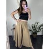 Kalhoty harémky letní dlouhé dámské Arioso (S/M/L ONE SIZE) ITALSKÁ MÓDA IM424402/DUR (Velikost S/M/L, Barva béžová)