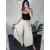 Kalhoty harémky letní dlouhé dámské Arioso (S/M/L ONE SIZE) ITALSKÁ MÓDA IM424402/DUR (Velikost S/M/L, Barva béžová)