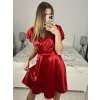 Šaty krátké společenské krátký rukáv dámské (S/M ONE SIZE) ITALSKÁ MÓDA IMPSH236544/DU