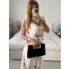 Šaty letní dlouhé na ramínka dámské (S/M ONE SIZE) ITALSKÁ MÓDA IMSM24FLOWER/DU (Velikost S/M/L, Barva béžová krémová)
