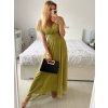 Šaty společenské elegantní krátký rukáv dámské (S/M ONE SIZE) ITALSKÁ MÓDA IMPSH223589L/DUR