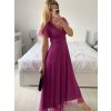Šaty společenské elegantní krátký rukáv dámské (S/M ONE SIZE) ITALSKÁ MÓDA IMPSH223589L/DUR