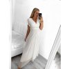 Šaty společenské elegantní krátký rukáv dámské (S/M ONE SIZE) ITALSKÁ MÓDA IMPSH223589L/DUR