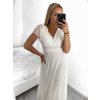 Šaty společenské elegantní krátký rukáv dámské (S/M ONE SIZE) ITALSKÁ MÓDA IMPSH223589L/DUR