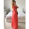 Šaty společenské elegantní krátký rukáv dámské (S/M ONE SIZE) ITALSKÁ MÓDA IMPSH223589L/DUR