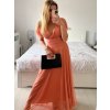 Šaty společenské elegantní krátký rukáv dámské (S/M ONE SIZE) ITALSKÁ MÓDA IMPSH223589L/DUR