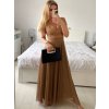 Šaty společenské elegantní krátký rukáv dámské (S/M ONE SIZE) ITALSKÁ MÓDA IMPSH223589L/DUR
