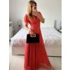 Šaty společenské elegantní krátký rukáv dámské (S/M ONE SIZE) ITALSKÁ MÓDA IMPSH223589L/DUR