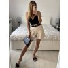 Kraťasy šortky elegantní dámské (S/M/L ONE SIZE) ITALSKÁ MÓDA IMWAD24163/DU (Velikost S/M/L, Barva béžová)