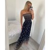 Overal dlouhý carmen letní dámský (S/M ONE SIZE) ITALSKÁ MÓDA IMM24M5986A/DU (Velikost S/M/L, Barva Černá)