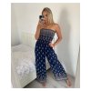 Overal dlouhý carmen letní dámský (S/M ONE SIZE) ITALSKÁ MÓDA IMM24M5986A/DU (Velikost S/M/L, Barva Černá)