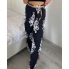 Kalhoty dlouhé letní dámské (S/M/L ONE SIZE) ITALSKÁ MÓDA IMM24M5688/DU