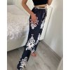 Kalhoty dlouhé letní dámské (S/M/L ONE SIZE) ITALSKÁ MÓDA IMM24M5688/DU