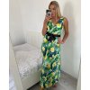 Šaty dlouhé na ramínka icecool s páskem (S/M ONE SIZE) ITALSKá MóDA IMM24M2132B/DU