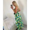 Šaty dlouhé na ramínka icecool s páskem (S/M ONE SIZE) ITALSKá MóDA IMM24M2132B/DU