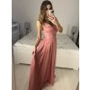 Šaty dlouhé třpytivé společenské na ramínka dámské (S/M ONE SIZE) ITALSKÁ MÓDA IMPSH24L666/DU