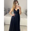 Šaty dlouhé třpytivé společenské na ramínka dámské (S/M ONE SIZE) ITALSKÁ MÓDA IMPSH24L666/DU