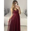 Šaty dlouhé třpytivé společenské na ramínka dámské (S/M ONE SIZE) ITALSKÁ MÓDA IMPSH24L666/DU