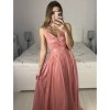 Šaty dlouhé třpytivé společenské na ramínka dámské (S/M ONE SIZE) ITALSKÁ MÓDA IMPSH24L666/DU (Velikost S/M/L, Barva Černá)